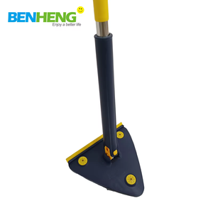BENHENG Triangle 360 poignée de réglage rotative microfibre Duster Magic Flat Mop Floor Window Wiper - Product Image 6