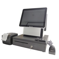 Livraison Rapide Caisse Enregistreuse Complète Système de Paiement pour Espèces et Portefeuille Numérique en Promotion Terminal Point de Vente de 15 Pouces pour la Vente au Détail