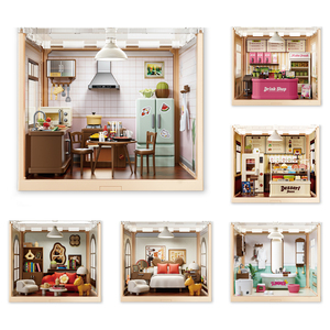 Micro World - Kits de Juguetes de Ensamblaje DIY de Escenas en Miniatura, 6 Temas, 24 Piezas con Luces, Decoración del Hogar, Juego de Imitación, Regalo - Product Image 1
