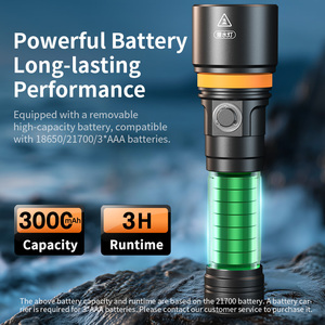 Chuyên nghiệp công nghiệp lặn Đèn pin dưới nước không thấm nước IP68 đánh giá 270m chùm khoảng cách được thiết kế để thăm dò biển sâu - Product Image 5