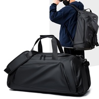 Sac Tendance 2025 grande capacité sac à dos extérieur sac à bagages en cuir PU Fitness sac de voyage séparation sèche humide chaussure à main