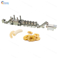 Haute Qualité Semi-Automatique Banane Chips Plantain Chips Traitement Légumes Chips Ligne De Production Prix Usine