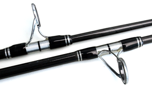 6ft 50-80 lb Big Game 1 pièce Extra Heavy Carbon Fiber 100 lb Heavy Duty Saltwater Deep Sea Boat Trolling Rod pour leurre Marlin - Product Image 3