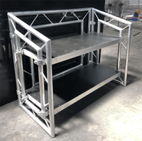 Cabina de DJ Portátil Personalizada, Soporte de Truss, Mesa de DJ para el Hogar, Mini Bar para Eventos al Aire Libre, Cabina de Aluminio