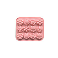 Verschiedene Rechteckige Lebensmittelechte Silikonformen für Schokolade, Bonbons, Gelee, DIY Handgemachte Seifenformen China