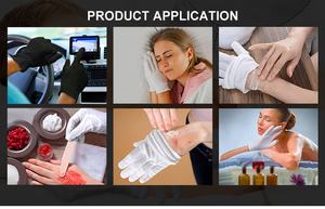 Gants de nuit hydratants pour les mains sèches, en coton blanc respirant, pour le soin de la peau, soulagement de l'eczéma, écran tactile, toutes tailles - Product Image 5