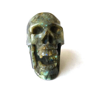 ขายส่งศิลปะประติมากรรมมือแกะสลักเปิดปากลาบราดอร์กะโหลก - Product Image 2