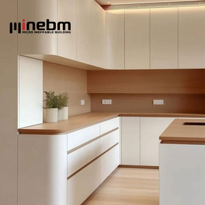 Soluzione Completa per Mobili da Cucina Minimalisti in Stile Japandi, Armadietti da Cucina Artigianali - Product Image 1