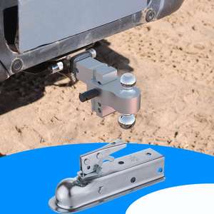 Coupleur de remorque rapide en acier de 50mm 2 \ "tête sphérique 2 \" coupleur de Tube carré coupleur <span class=keywords><strong>d</strong></span>'<span class=keywords><strong>attelage</strong></span> de verrouillage facile pour RV camping-car remorque <span class=keywords><strong>crochet</strong></span> de tirage - Product Image 6