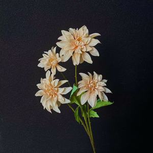 Populares 4 Cabezas <span class=keywords><strong>de</strong></span> Peonía, Flores Artificiales <span class=keywords><strong>de</strong></span> Seda, Decoración para Bodas y Eventos, Flores <span class=keywords><strong>de</strong></span> Dalia, Arreglos Florales para Jardín - Product Image 6