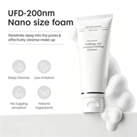 Nettoyant Visage Purifiant et Polissant aux Acides Aminés avec SOD, Lysozyme, Amidon de Maïs et Tapioca, Contrôle du Sébum et Effet Mat