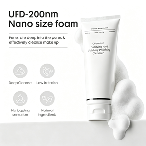 Limpiador Facial Purificante y Pulimentador con Aminoácidos, SOD, Lisozima, Almidón de Maíz y Tapioca para Control de Grasa y Acabado Mate - Product Image 5