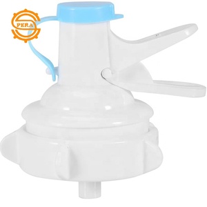 Grifos de botella de agua purificada de 5 galones para comenzar una vida saludable Blanco con grifos de plástico azul - Product Image 2