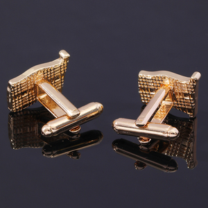 Jour de l'indépendance accessoires de luxe populaire créatif <span class=keywords><strong>drapeau</strong></span> américain hommes chemise française boutons de manchette pour hommes - Product Image 5