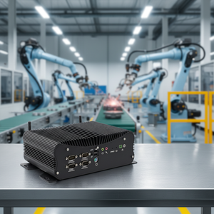 Computadora Industrial Integrada Resistente de 12.ª Generación I7 1255U I5 <span class=keywords><strong>1235U</strong></span>, Sin Ventilador, Placa Base X86 DDR5, 2 LAN, 6 COM 232/485 de 3 Pines, en Stock - Product Image 1