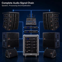 Système audio NEARSTAR Dual-10-Inch Line Array Concert Package RA210 RX218S DA1300 DA1800 DSP4080 U2000