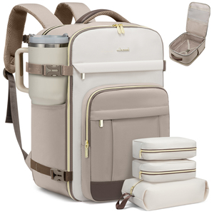 2025 LOVEVOOK gran capacidad 40L 50L <span class=keywords><strong>mochila</strong></span> de <span class=keywords><strong>viaje</strong></span> 17 18In Laptop <span class=keywords><strong>mochila</strong></span> con cubos de embalaje para mujeres hombres para <span class=keywords><strong>viaje</strong></span> de negocios - Product Image 1