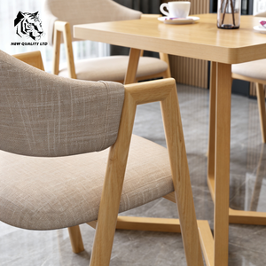 Venta directa de fábrica, buen precio, personalizable, en stock, listo para enviar, muebles de comedor de diseño moderno, mesa de comedor cuadrada de madera. - Product Image 5