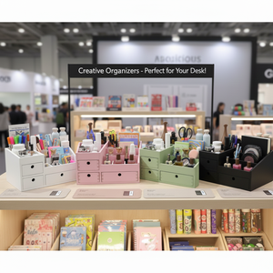 Good Quality Sustainable Wooden Organizer <b>Box</b> Organizer Wooden <b>Makeup</b> Storage <b>Box</b> - Product Image 2