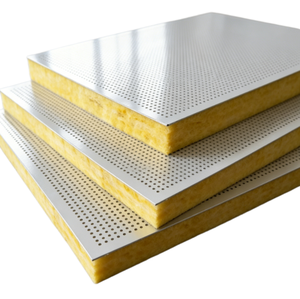 Panneau de laine de roche perforé sur mesure, léger et facile à installer pour les <span class=keywords><strong>travaux</strong></span> de contrôle du bruit dans les usines minières - Product Image 1