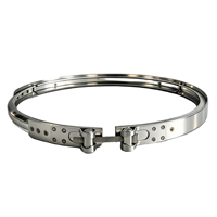 Joint tressé en acier inoxydable DPF avec bride en aluminium, spécialement traité pour les pièces de moteur Scania 2137233 modèle CLA pour camions