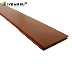 最优惠的价格哑光15毫米股线编织木地板水平竹地板，用于室内装修
