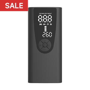 Bomba de Ar Elétrica Portátil Sem Fio para Carro com Bateria Recarregável, Inflador Digital para Pneus de Bicicleta - Product Image 1