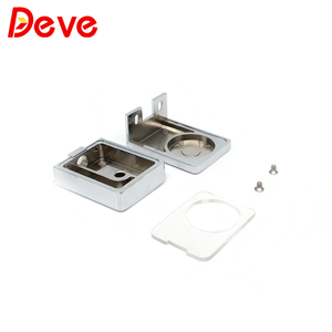Deve Zink legierung Custom Modern Center Wasserdichte Toilette Dusch verriegelung Glas Öffentliches Badezimmer Schiebetür schloss - Product Image 4