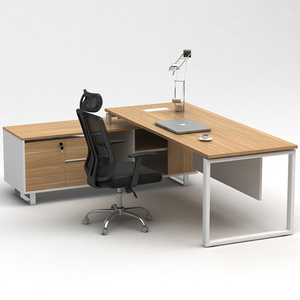 <span class=keywords><strong>Mesa</strong></span> De Oficina De melamina De lujo, accesorio De <span class=keywords><strong>Escritorio</strong></span> <span class=keywords><strong>tipo</strong></span> L con <span class=keywords><strong>mesa</strong></span> lateral - Product Image 5