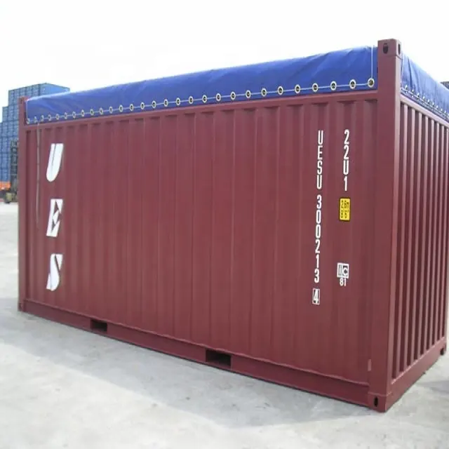 Bán buôn nhà máy tùy chỉnh chất lượng hàng đầu 20ft hoặc 40ft vận chuyển PVC container bìa được làm từ PVC tráng vải bạt