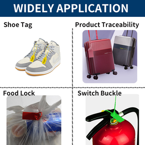 Offwhite Plastic <strong>Seal</strong> <strong>Security</strong> Shoe Verifica Wholesale Custom Name logo Bag Sneakers Clothing <strong>Tag</strong> - Product Image 6