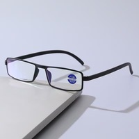 Lunettes de lecture unisexes fines en TR véritable, anti-lumière bleue, pour presbytie, hommes et femmes, lunettes correctrices