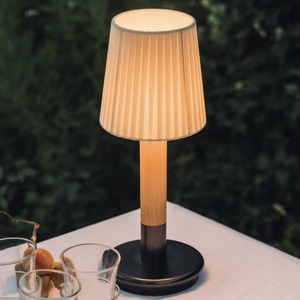Lampe de bureau rétro de style japonais, portable, nordique, pour salle à manger, salon, chambre à coucher, café, veilleuse rechargeable - Product Image 4