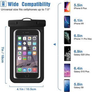 Custodia personalizzata per nuoto galleggiante in plastica a secco borsa impermeabile per telefono con cordino protettore per <span class=keywords><strong>iPhone</strong></span> 15 14 12 - Product Image 2