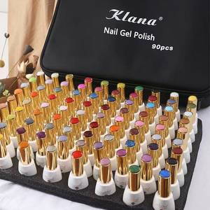 Juego de Esmalte de Uñas en Gel UV ODM, 90 Colores, No Tóxico, Libre de HEMA/TPO, Diseño Profesional para Salón, Estilo Lujoso, Botella con Brillo Líquido - Product Image 1