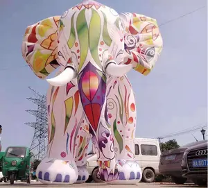 새로운 디자인 옥외 광고 훈장 옥스포드 판매를 위한 거대한 팽창식 코끼리 모형