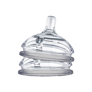 Biberons <span class=keywords><strong>anti</strong></span>-coliques à débit moyen, 2 pièces, tétines en silicone à col large de 7 cm pour nouveau-né - Product Image 1