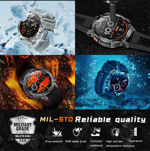 Nuevo <span class=keywords><strong>Reloj</strong></span> <span class=keywords><strong>Inteligente</strong></span> AK87 de Alta Calidad y Durabilidad con GPS, Linterna LED, Llamadas Bluetooth, Resistente al Agua, para Hombres Deportistas - Product Image 4