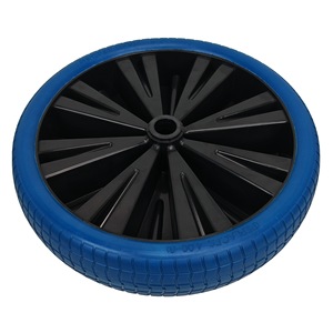 Roues en mousse PU 4.00-8 avec rayons en plastique solide pour chariot, poussette, kayak, yacht - Product Image 4