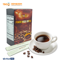 TBG OEM Organic Coffee Energy Energy Coffee Vigor X Power Maca Powder Plus Boxs Energy Boost Enhancement Drinks Coffee for Men