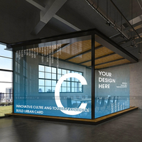 Écran LED transparent 3D P3.9, prix d'usine, mur vidéo, écran holographique, panneau flexible de grande taille, hologramme 3D