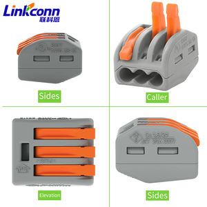 Conectores de Cable de 3 Calibres CUL CE UKCA, Conector de Cable de Empuje 222-413, Conector de Empalme con Palancas, Terminales de Conexión Rápida WAGOS - Product Image 5