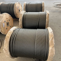 Câble en acier pour ascenseur non galvanisé 8x19S+IWRC 6,5 mm