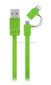 Retráctil Micro USB 2 en <span class=keywords><strong>1</strong></span> a 8pin conector de <span class=keywords><strong>cable</strong></span> de carga usb para teléfonos celulares inteligentes - Product Image 6
