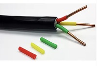 Cable de Alimentación con Aislamiento XLPE y Revestimiento de PVC, Núcleo de Cobre YJV-3*1.5mm²