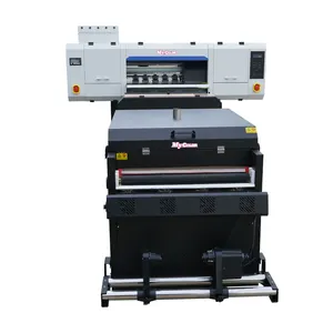 Máquina de impressão de impressora inkjet, 70cm dtf, máquina impressora direta para impressora de filme com cabeças 4 i3200 para sapatos de couro