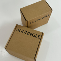 Boîtes en papier kraft écologiques personnalisées, matériaux recyclés, design pliable auto-élevant pour l'emballage des chaussettes, logo personnalisé