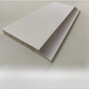 Embellecedor decorativo de zócalo de molde de pared resistente a la pudrición ecológica de pino Radiata para uso en hoteles y hospitales - Product Image 5