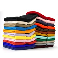 Bonnet d'hiver chaud uni 2025, bonnet homme/femme - Bonnet anti-froid avec logo brodé personnalisé OEM.