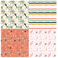 GF 24 Feuilles 6 "X6" Pack de papier de scrapbooking à motifs de renard mignon fait à la main DIY Craft Background Paper Pad